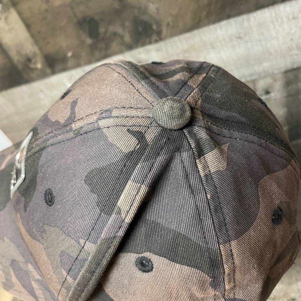 Adidas Camouflage Hat Cap Metal Logo Adjustable Strapback Casual Outdoors - Picture 5 of 8